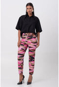 CALÇA SARJA LOLA ESTAMPADA FORUM