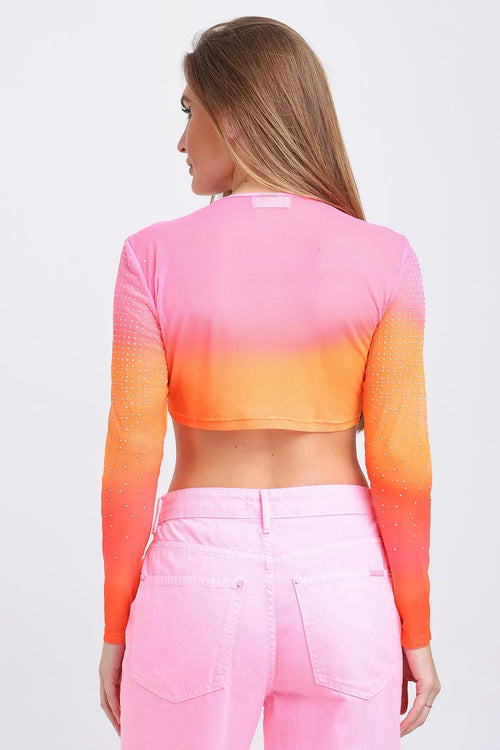BLUSA CROPPED MANGA LONGA MYFT