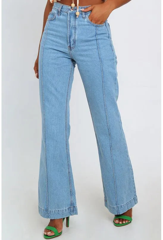 CALÇA JEANS SLIM FLARE FARM