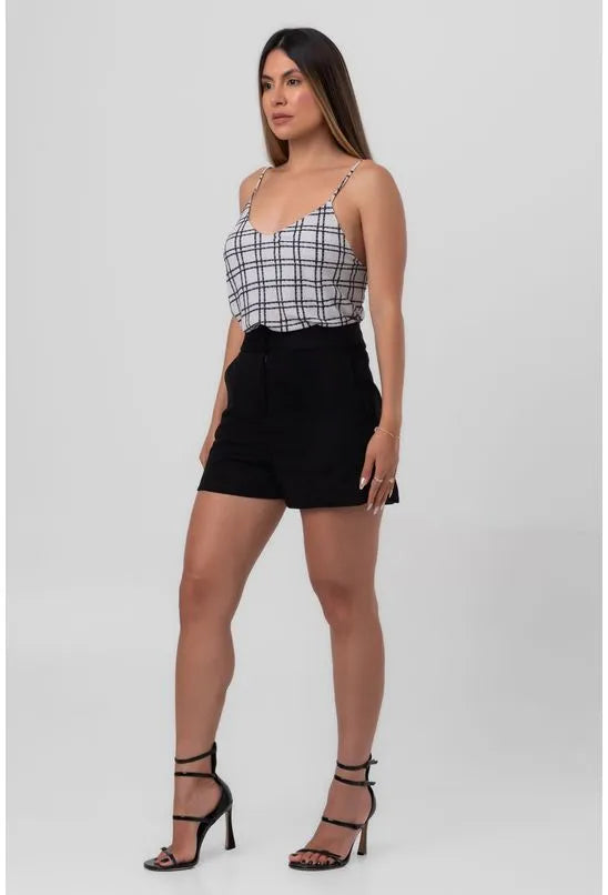 BLUSA REGATA ALÇAS FINAS GAMBITO DA RAINHA OFF LABRAVA