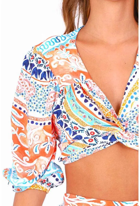BLUSA CROPPED SONHO ÉTNICO PEQUIÁ