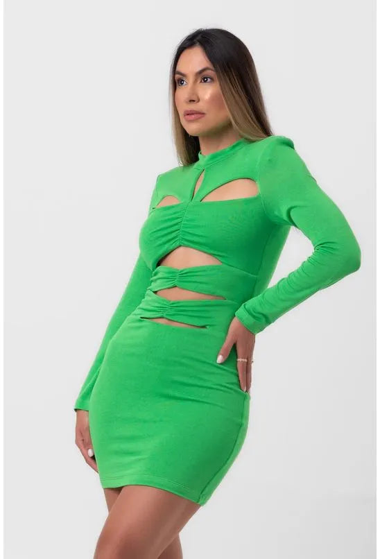 VESTIDO CURTO VERSACE VERDE LABRAVA