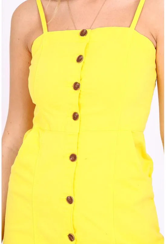 VESTIDO CURTO COM BOTÕES MERCATTO