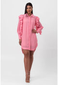 CHEMISE BABADO ROSA LABRAVA