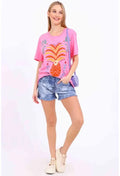 SHORTS JEANS ESTAMPA CASHMERE ALL IS LOVE