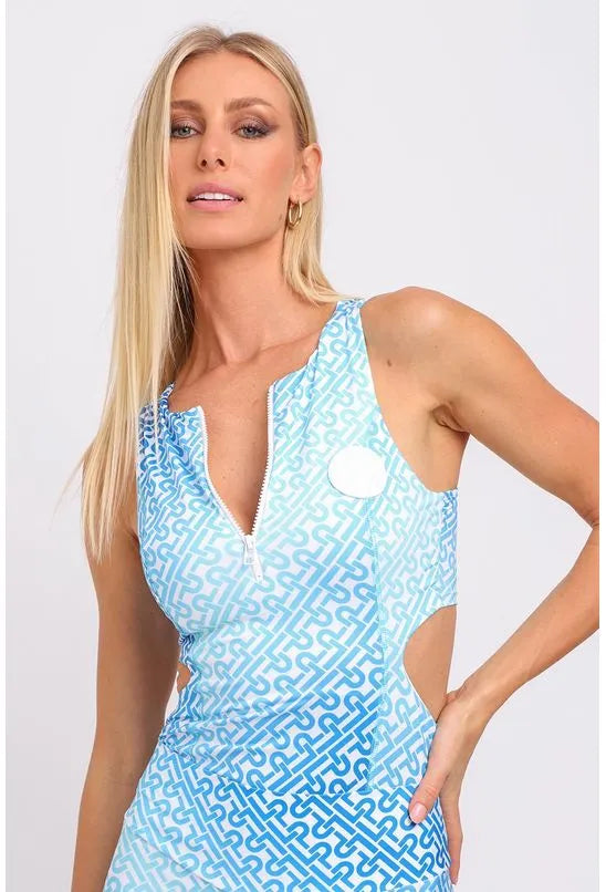 BODY ESTAMPADO ZÍPER FRENTE LANÇA PERFUME