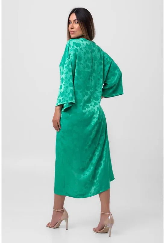KIMONO JACQUARD CAMPO BELO VERDE PEQUIÁ