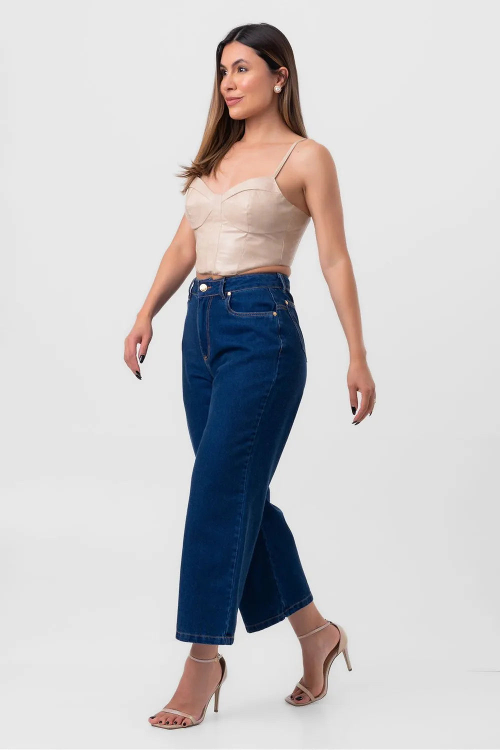 CALÇA JEANS CAPRI LABRAVA