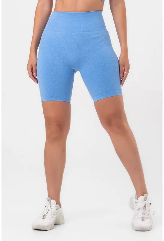 SHORT FITNESS ACTIVE MAX CURVAS AZUL BABADOTOP