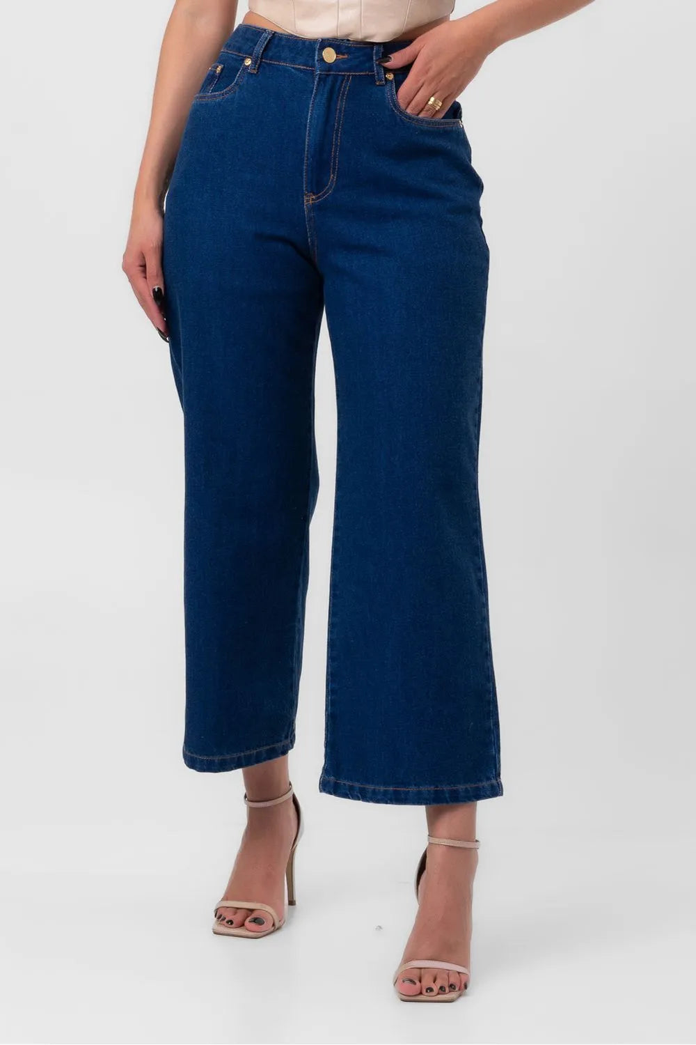 CALÇA JEANS CAPRI LABRAVA