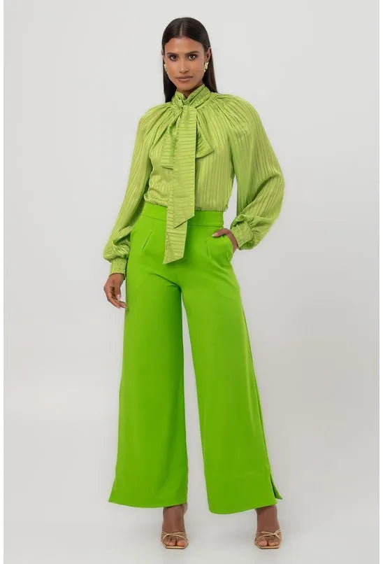 CALÇA ALFAIATARIA MAÇÃ VERDE LABRAVA