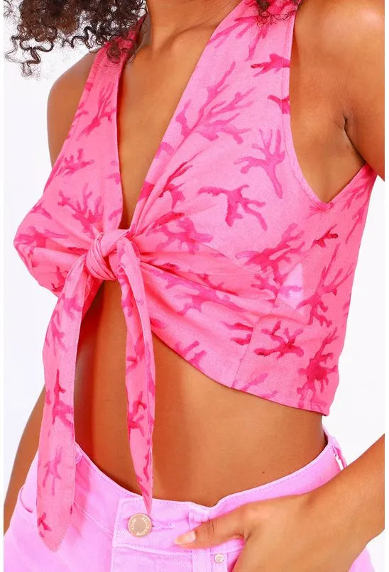 CROPPED AMARRACÃO ALGAS MINI ALL IS LOVE