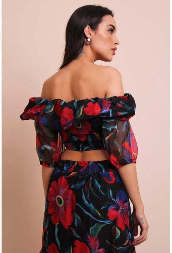 BLUSA CIGANINHA JARDIM BOTÂNICO PEQUIÁ