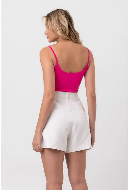 TOP CORSET DE ALÇA ROSA