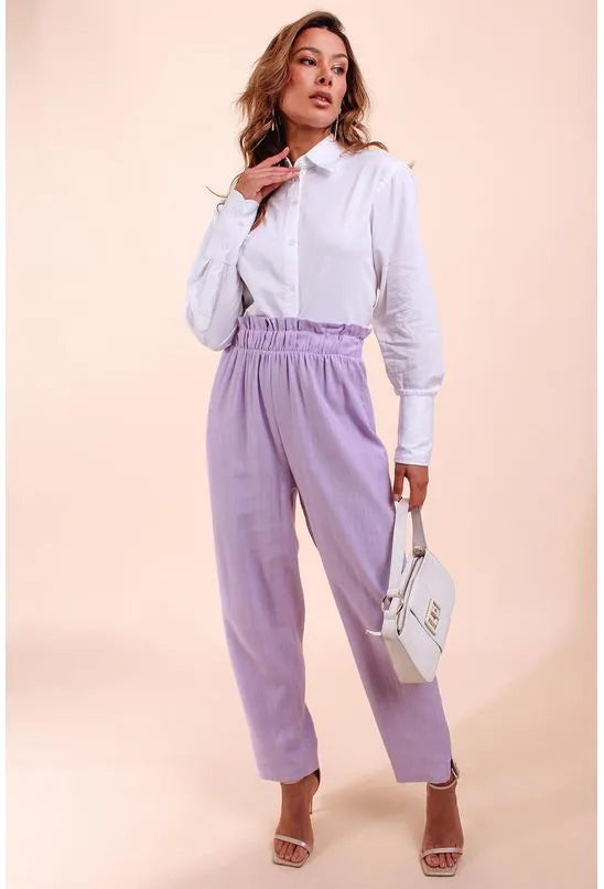 CALÇA LINHO CLOCHARD FORUM