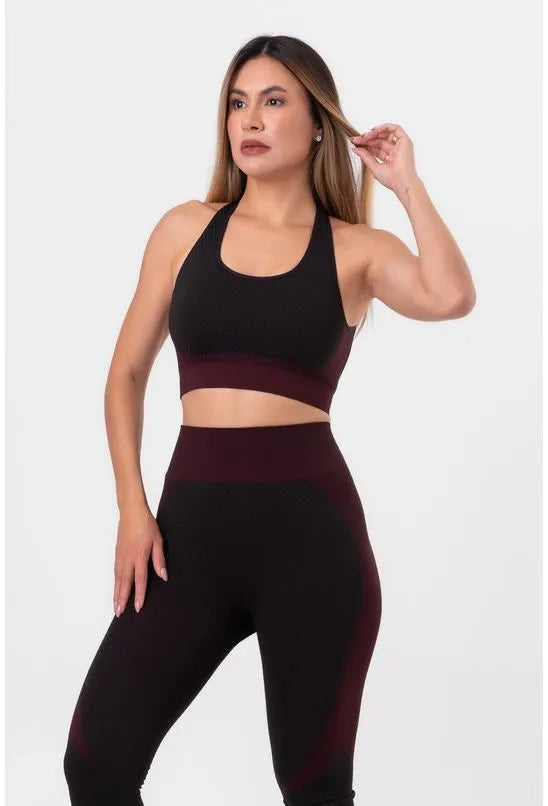 TOP FITNESS ESSENTIAL ACTIVE PRETO E ROXO BABADOTOP