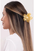 PRESILHA FLOR RAJADA AMARELO PEQUIÁ