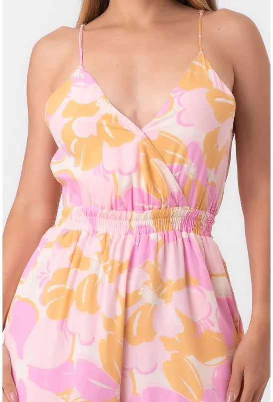 MACACÃO PANTALONA BLUSH ROSA PEQUIÁ