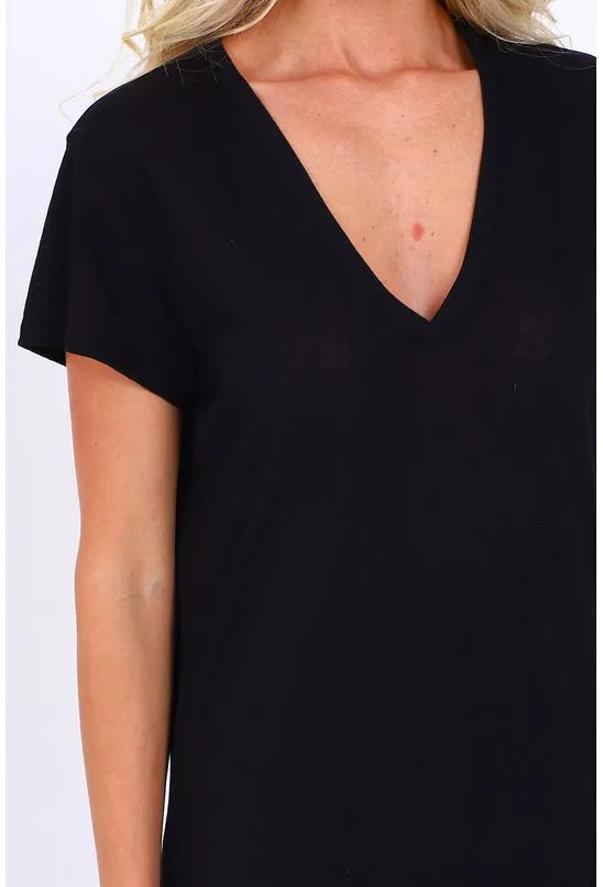 VESTIDO DE MALHA LONGO COM FENDA ANIMALE JEANS