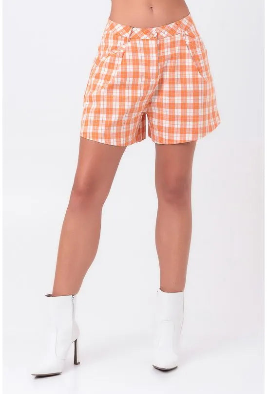 BERMUDA ALFAIATARIA COM CINTO LANÇA PERFUME