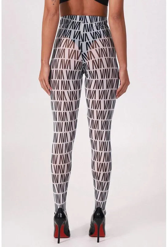 MEIA CALÇA GRAPHIC WHITE LOGO LABRAVA