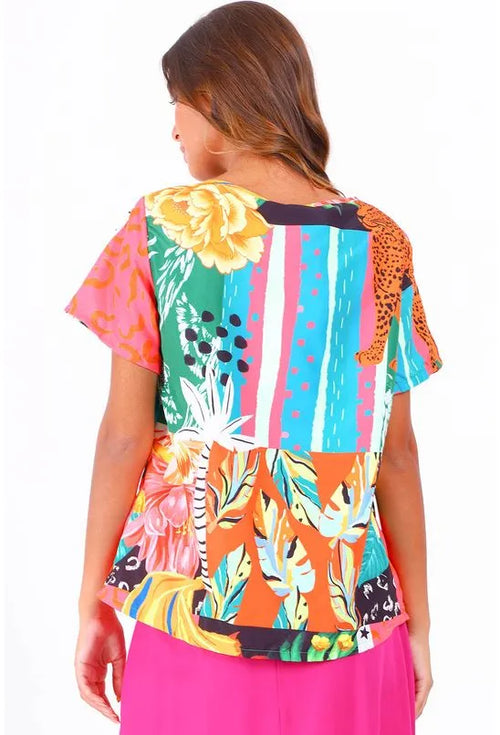 BLUSA COSTAS TELA NYLON MERCATTO
