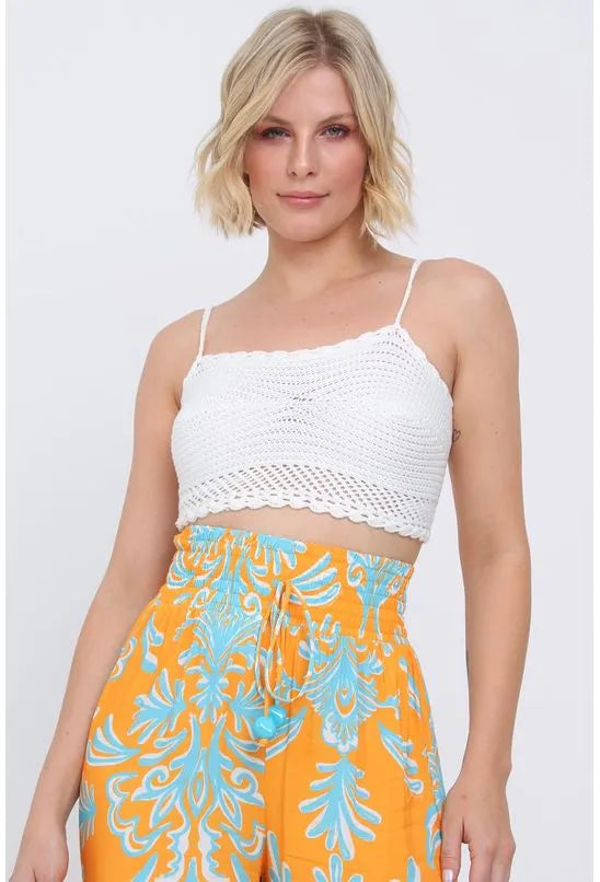 TOP TRICOT CROPPED LANÇA PERFUME