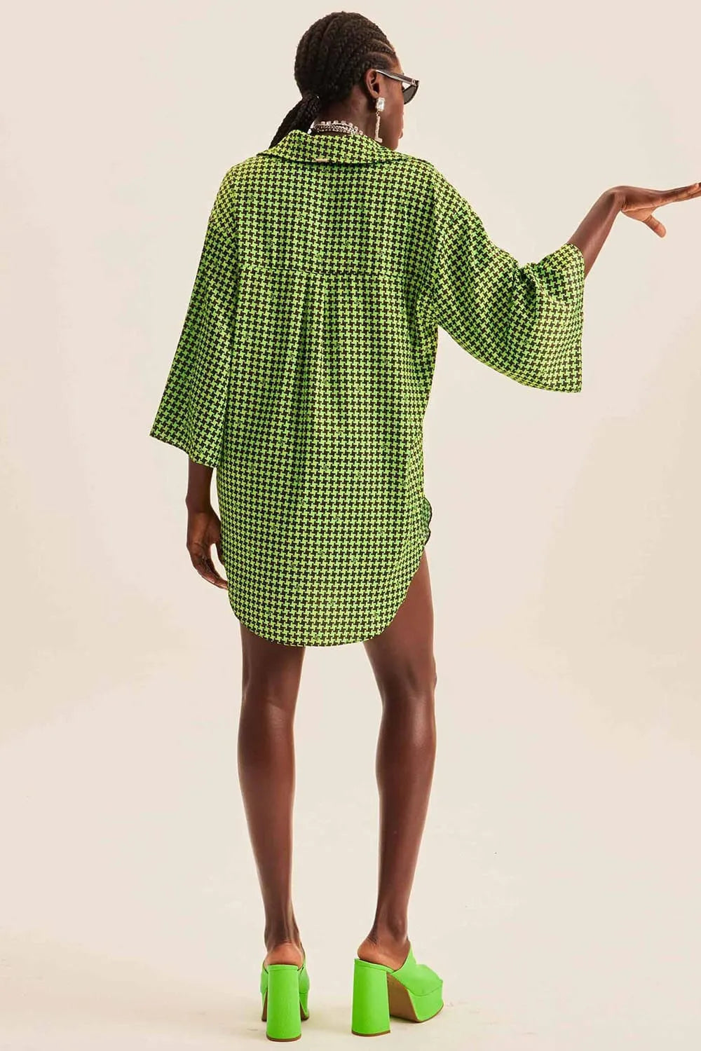 CAMISA ALONGADA ESTAMPADA LANÇA PERFUME
