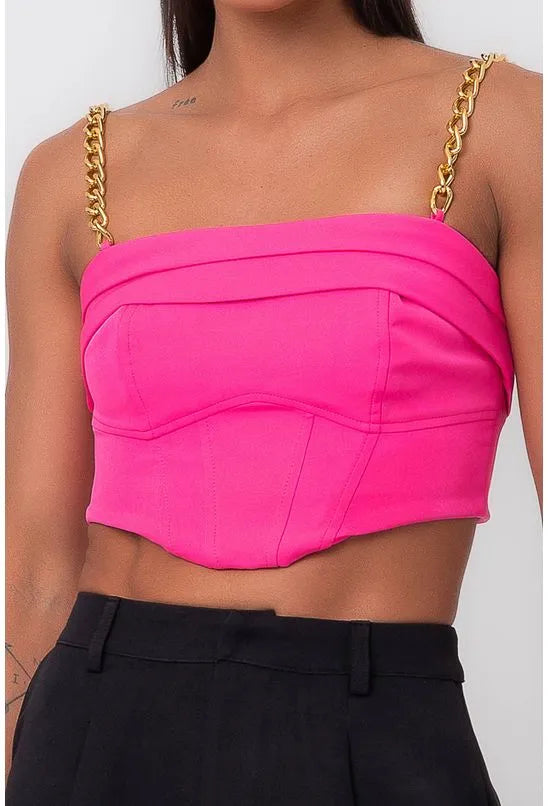 BLUSA CROPPED DEGRAUS PINK LABRAVA