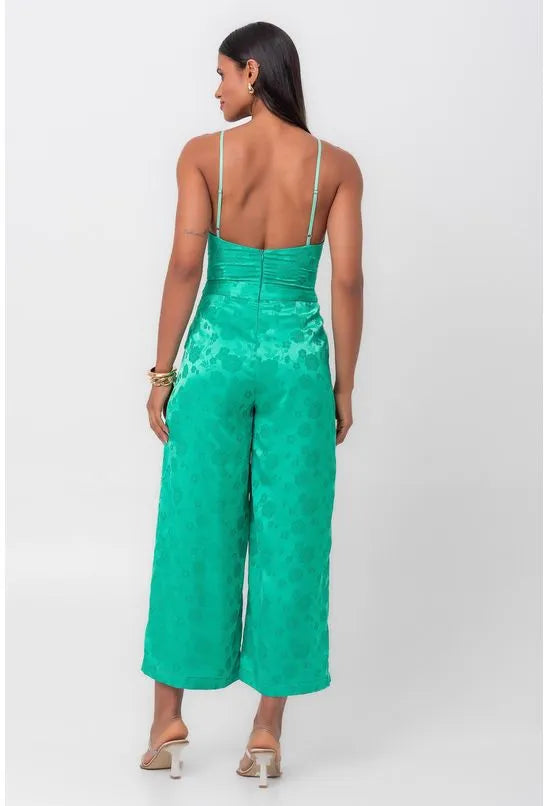 MACACÃO JACQUARD PANTACOURT CAMPO BELO VERDE PEQUIÁ