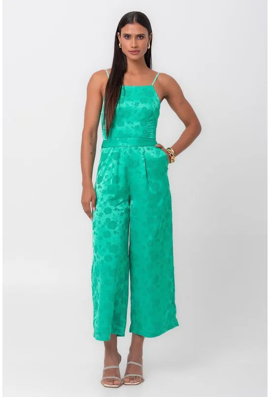 MACACÃO JACQUARD PANTACOURT CAMPO BELO VERDE PEQUIÁ