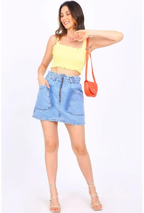 BLUSA CURTA DE ALÇA MYFT