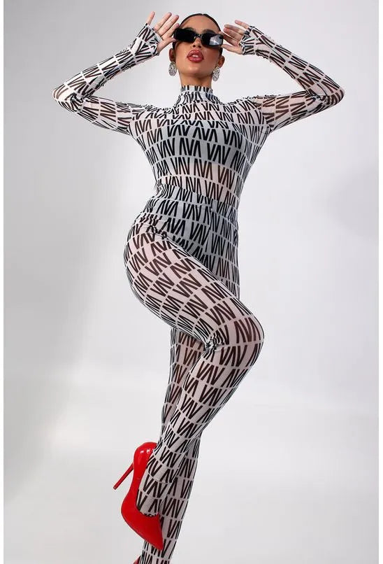 MEIA CALÇA GRAPHIC WHITE LOGO LABRAVA